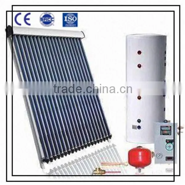 separate pressure heat pipe solar hot water heater