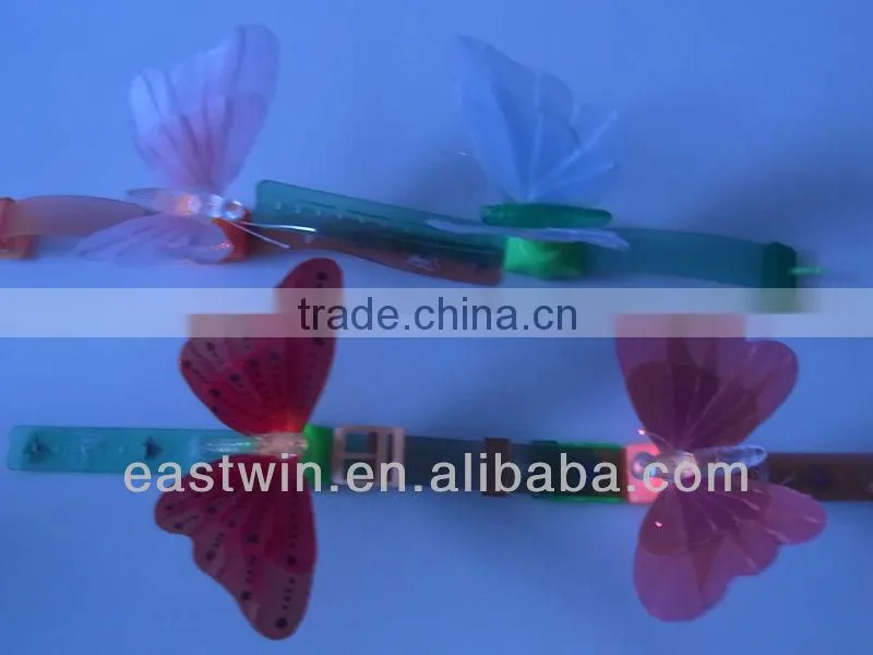 Brighter LED 3w Fiber optic butterfly Flower for decoration