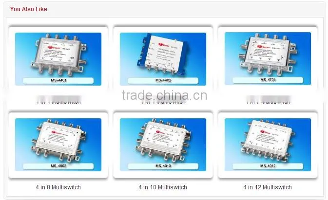 satellite 4 in 4 Multiswitch