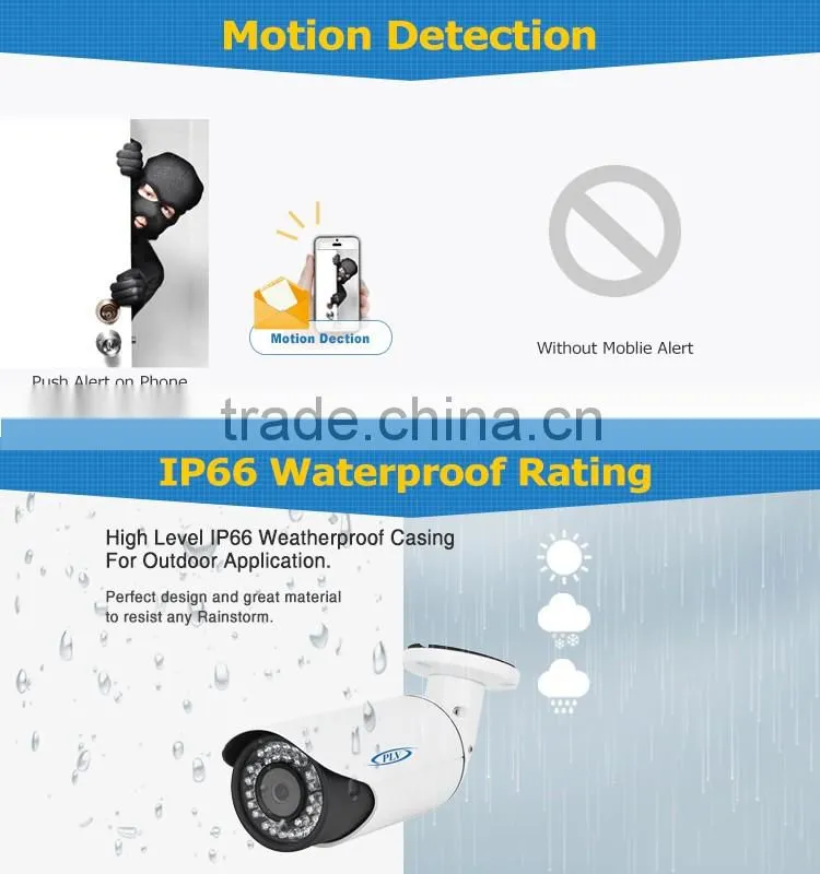 1080P IP66 waterproof wired onvif cmos ip surveillance camera cctv