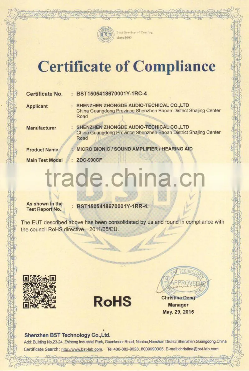 2015 mini invisible hearing aid professional for high demand products in market