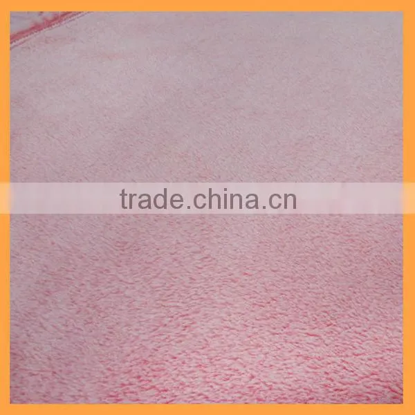 150D/288F 2013 plaid Warm roll Printed coral Fleece Blankets/Throws/pink fancy design cutting 100% polyester for home