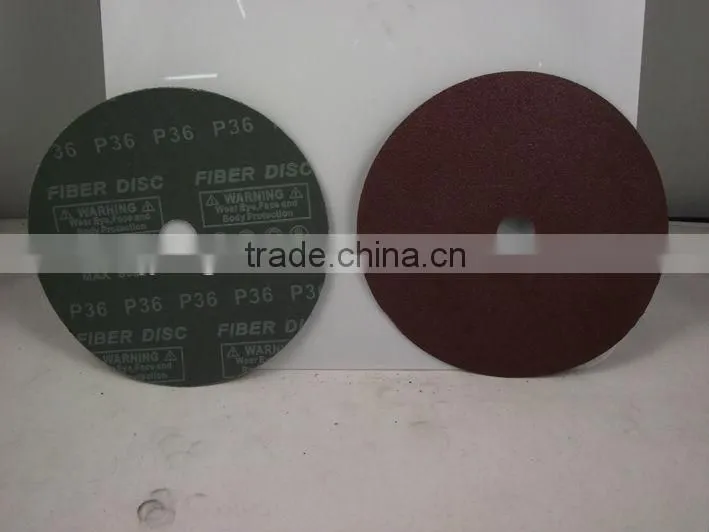 7inch Aluminium Oxide abrasive fiber disc manufacturer/factory