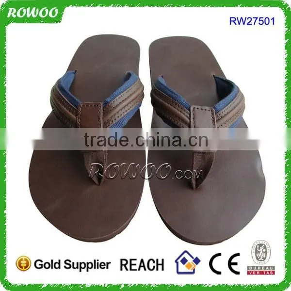 Branded brown Men's Leather Smoothy Sandals,leather sandals