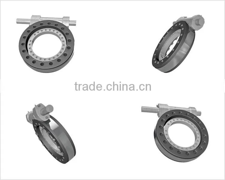 single axis slewing drive for stirling solar thermal power generation