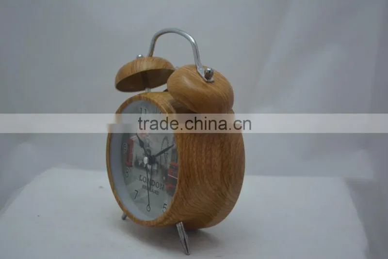 hot sale new technology wooden accessories 2016 london analogue timeclocks for home deco,promotional alarm clock/