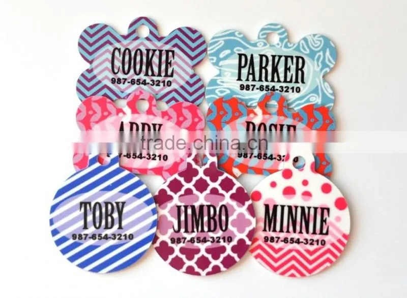 Monogrammed Personalized Pet Tag