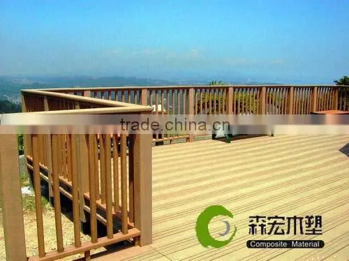 Wood plastic composite outdoor decking