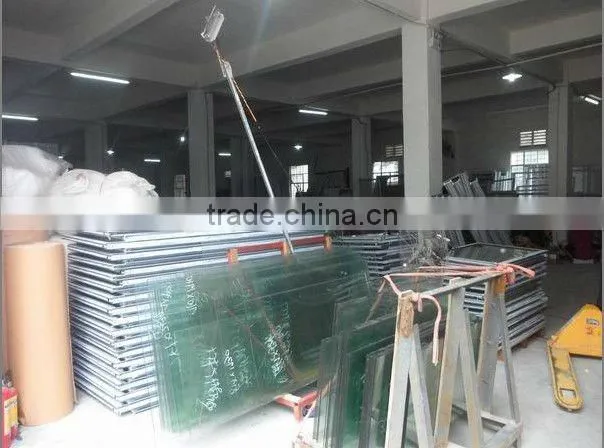 aluminum accordion folding doors with internal shutter and blinds