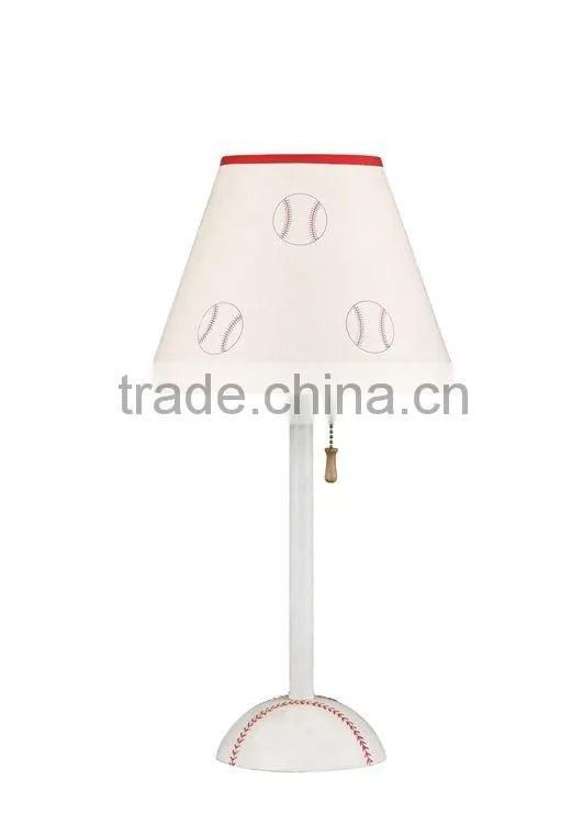 Sports ball base table lamp for children's room