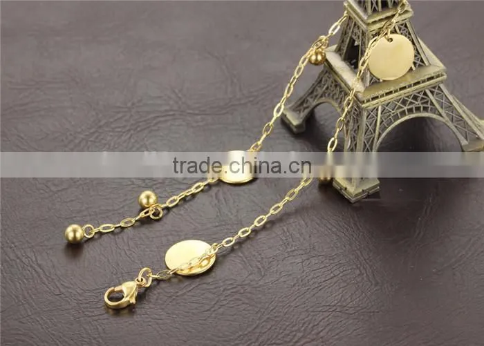 schmuck jewelry tag charms stainless steel gold anklets prices for women