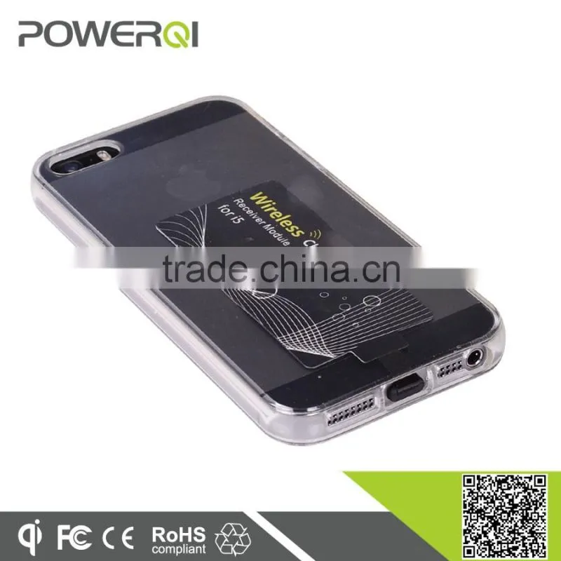 Wireless charging receiver model thinnest designed for iphone 6 charger