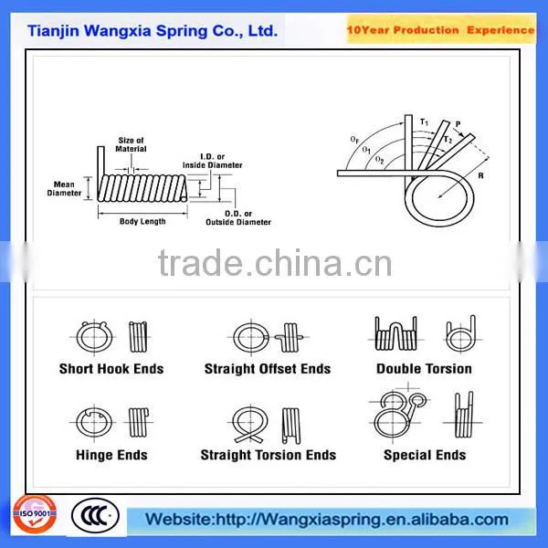 heavy duty stainless steel Garage door torsion springs