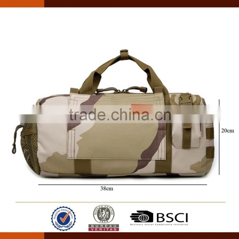 Camouflage Canvas Military Duffle Bag With Handle