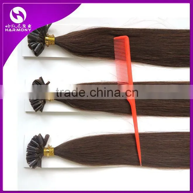 wholesale 100% brazilian remy virgin hair 20'' 1g strand u tip keratin human hair extension for black women