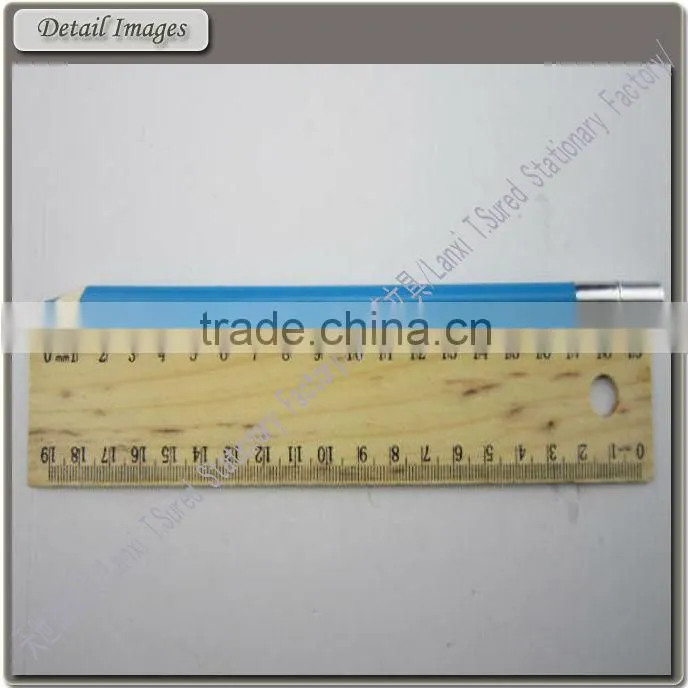 7'' Sharpened Round Color Pencil With Alluminum Top
