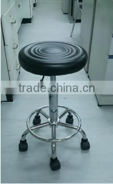 PU leather ESD laboratory round stool and chair