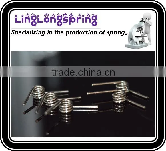 Custom high Quality 304 stainless steel small torsion spring
