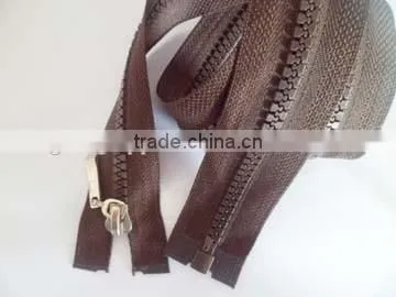 5# plastic derlin zipper PVC zipper fastener open end zipper with fancy zipper pullers jacket zipper