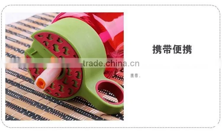 lemon juice bottle 550ml with straw