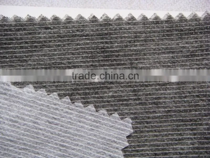 Nonwoven fabric fusible interlining stitched interlining fabric F8352