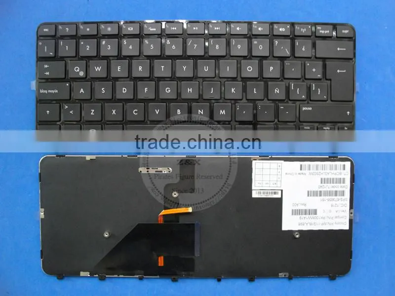 Latin New Keyboard for HP Folio 13-1015TU 13-2000 LA laptop keyboard MP-11G16LAJ698 PK130MW1A19 SPS-673656-161