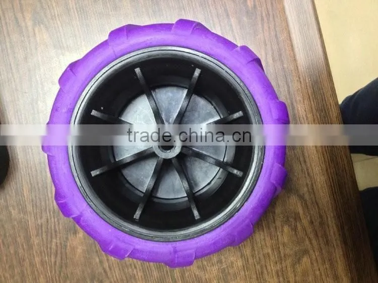 Contemporary promotional Solid 10"x350-4 pu foam wheel