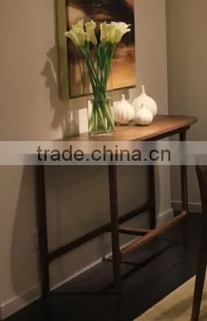 Modern soild wood hall table (T-87)