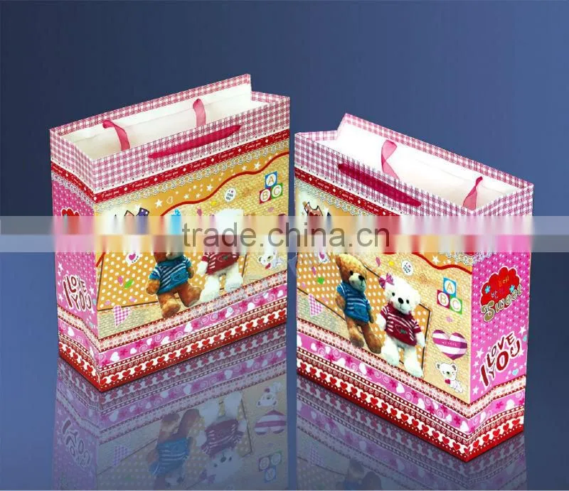 Luxury Custom Made Cheap Shopping Fashion Popular Hand Paper Bag