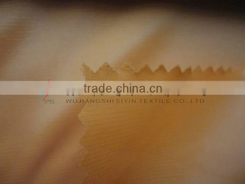 3*1 stripe nylon taffeta glitter fabric orange
