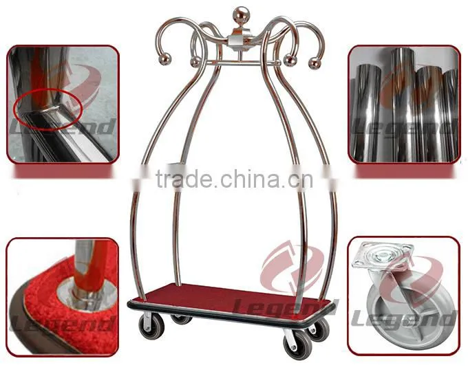 Customized Hotel concierge trolley in China