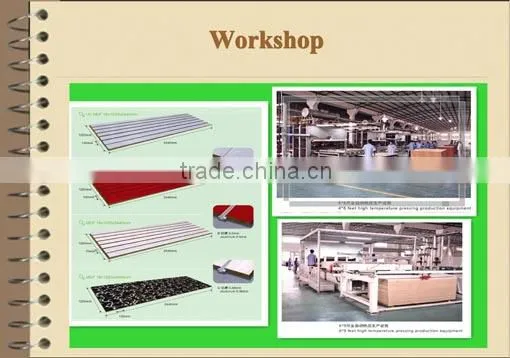 MDF/Plain or melmaine MDF/Slotwall/HDF/Wood venner MDF