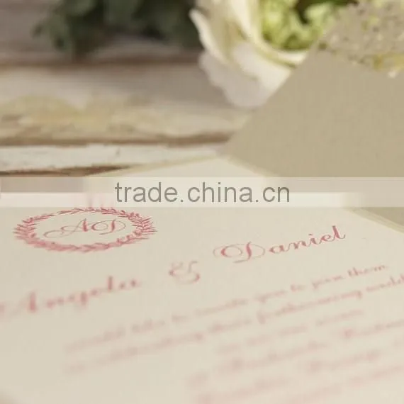 Laser Cut Gatefold Flower Floral Filigree Wedding Invitation With Envelopes and Personalisation