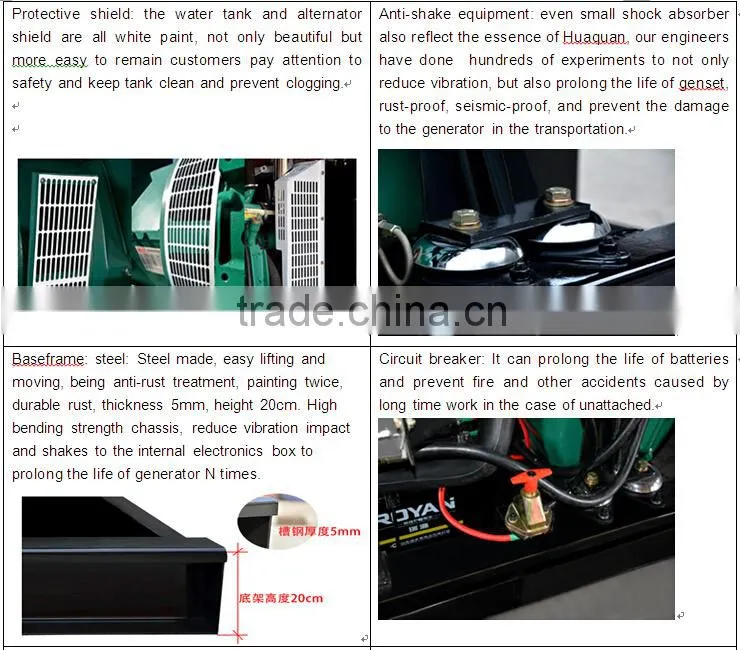 Super silent diesel generator 15kva from China weifang