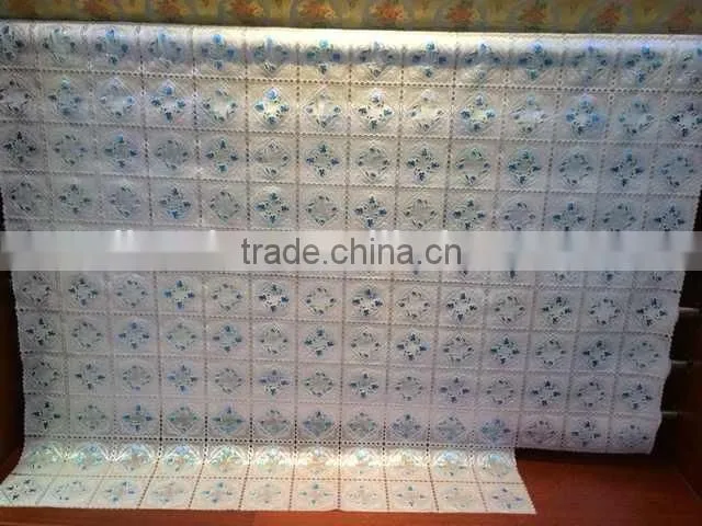 PVA lace golden or silvery table cloth New products