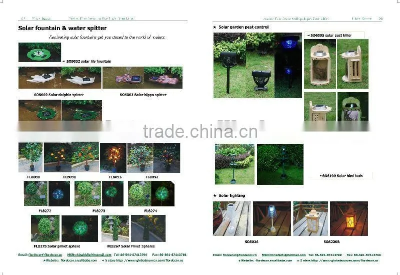 recargeable solar floatting butterfly led light/solar pool light(SOF5011)