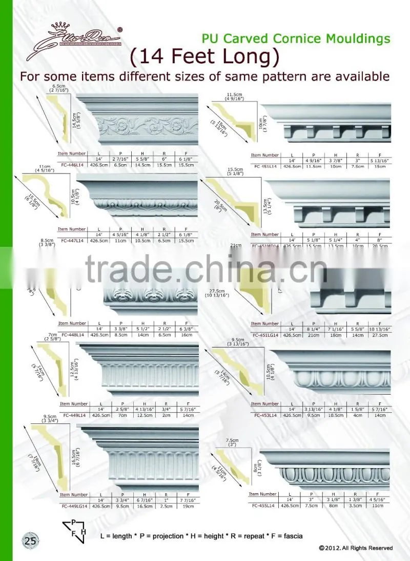 2016 Polystyrene High Quality beautiful PU decorative corbel eps cornice moulding
