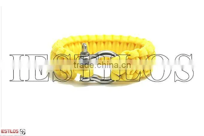 Latest Fashion Survival Paracord Bracelet Whistle Buckle Paracord Bracelet 550 Paracord Bracelet