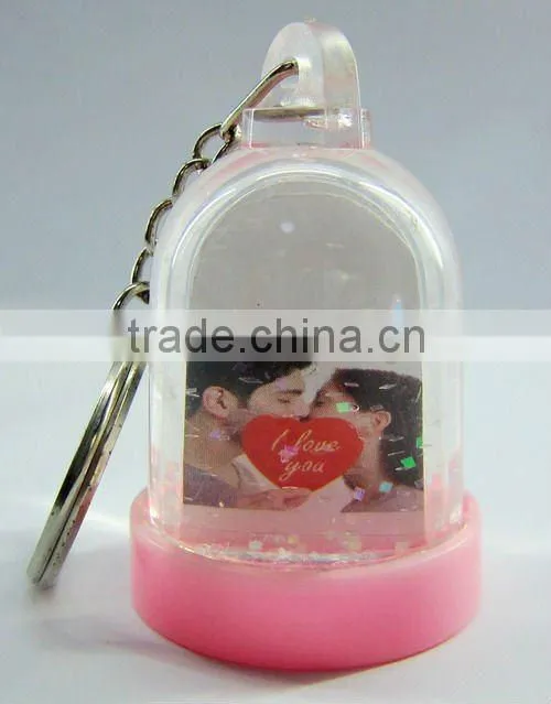 Mini Snow Globe Key Chain/Key Ring