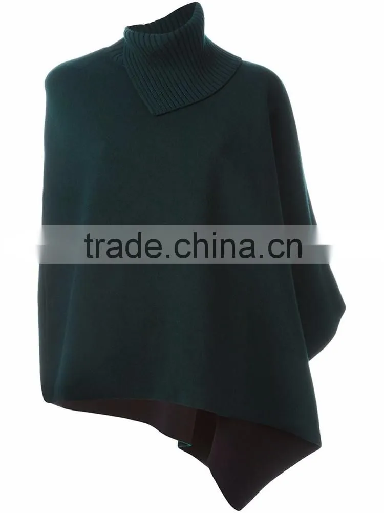 Cheap fashion Ladies asymmetric knitted woman sweater