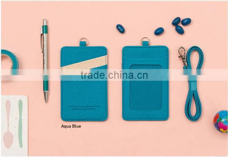New product promotional gift custom colorful pu leather card holder