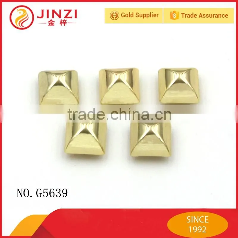 Metal rivets with scerw fixing in zinc alloy for bags decoration leather bags