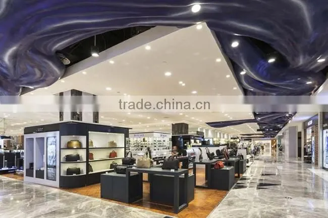 commercial high quality designed handbags display koisk in mall