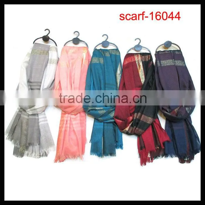 fashion wholesale plain cotton scarf