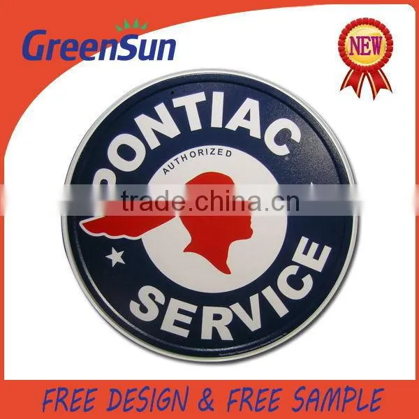 Excellent quality Discount vintage tin signs custom tin sign