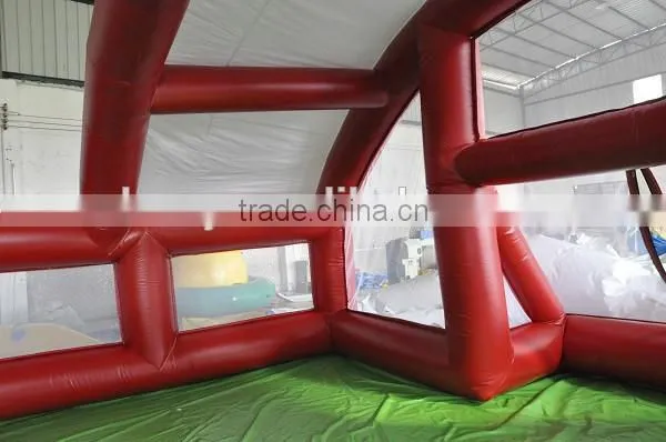 Hot sale inflatable football pitch / inflatable water soccer field