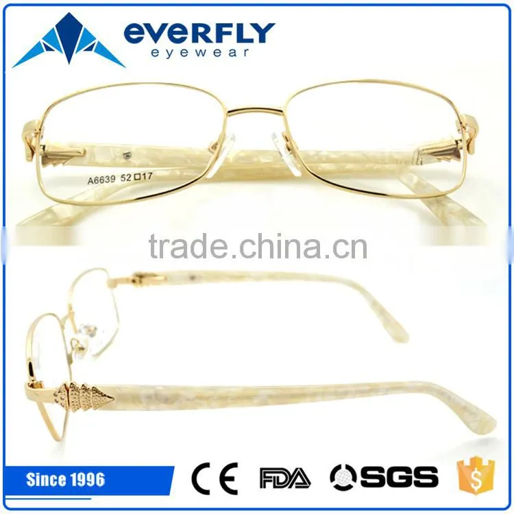 2016 Wholesale hand made metal full rim optical frame