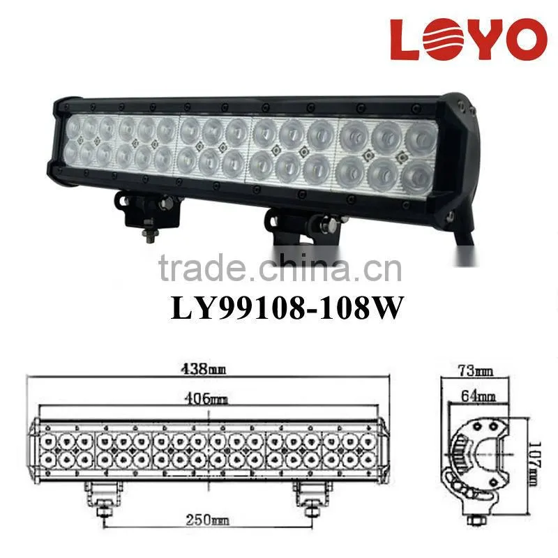 High power led bar light for atv, suv, 4*4, 36W waterproof led bar