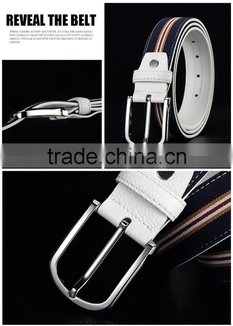 Knitted material in belt men ,Viable design in cheap price