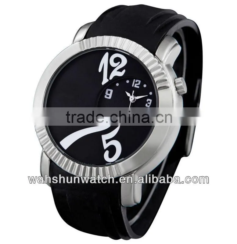 Analog 3atm water resistant rubber 2016 silicon quartz wrist watch